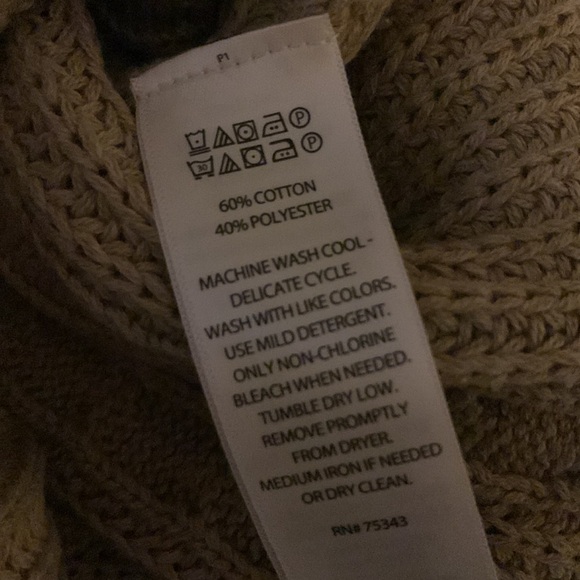 JOIE Cable Knit Sweater Vest NWT Size M - Picture 6 of 9